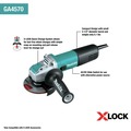 Angle Grinders | Makita GA4570 7.5 Amp 4-1/2 in. Corded X-LOCK Angle Grinder image number 1