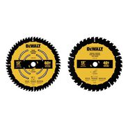 CIRCULAR SAW BLADES | Dewalt 40T/60T 12 in. Large Diameter Circular Saw Blades Combo Pack