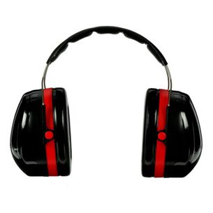 耳保护| 3M Peltor Optime 105高性能30 dB NRR耳套-黑色/红色