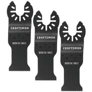 OSCILLATING TOOL ACCESSORIES | Craftsman 1-1/8 in. Bi-Metal Wood and Metal Oscillating Blades (3/Pack)