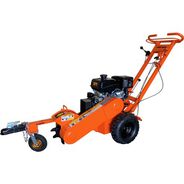 CHIPPERS AND SHREDDERS | Power King PK0803-SP 14 HP KOHLER Command PRO Gas Engine Electric Start 12 in. x 3.5 in. Self-Propelled Stump Grinder with (9) Extra Teeth/Tow Bar/Cover