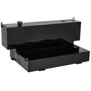 LIQUID TRANSFER EQUIPMENT | JOBOX 98 Gallon Short-Bed L-Shaped Steel Liquid Transfer Tank - Black