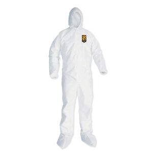 防护服| KleenGuard A35液体和颗粒防护工作服- 2 -大号，白色(25件/箱)