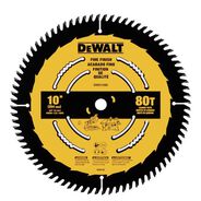 CIRCULAR SAW BLADES | Dewalt 10 in. 80T Tungsten Carbide-Tipped Steel Fine Finish Circular Saw Blade