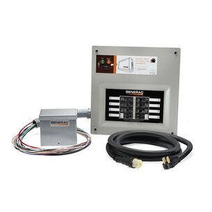 TRANSFER SWITCHES | Generac 首页Link 50-Amp Indoor Pre-wired Upgradeable Manual Transfer Switch Kit for 10-16 Circuits
