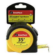 TAPE MEASURES | Great Neck 95010 ExtraMark 1 in. x 35 ft. Steel Tape Measure - Orange/Black