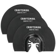 OSCILLATING TOOL ACCESSORIES | Craftsman Bi-Metal Oscillating Tool Blade (3/Pack)