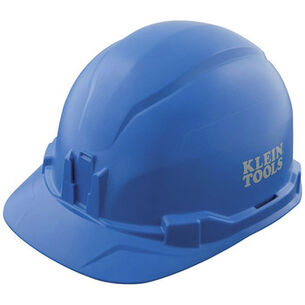 PROTECTIVE HEAD GEAR | Klein Tools Non-Vented Cap Style Hard Hat - Blue