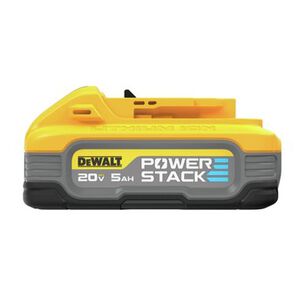 电池| Dewalt POWERSTACK 20V MAX 5 Ah锂离子电池