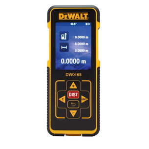 激光测距仪| Dewalt 165英尺. 无线激光距离测量套件与AAA电池