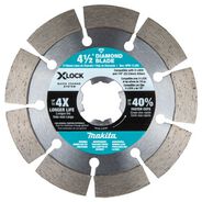 CIRCULAR SAW BLADES | Makita X‑LOCK 4‑1/2 in. Segmented Diamond Blade for Masonry Cutting