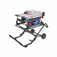 TABLE SAWS | Factory Reconditioned Bosch 120V 15 Amp 10 in. Corded Jobsite Table Saw with Gravity-Rise Wheeled Stand