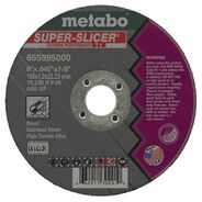 GRINDING SANDING POLISHING ACCESSORIES | Metabo Metabo 655995000 50-Piece A60XP Super Slicer T1 6 in. x 0.45 in. x 7/8 in. Cutting Wheel Pack