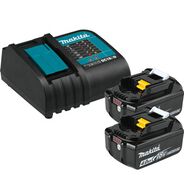POWER TOOLS | Makita 18V LXT 4 Ah Lithium-Ion Battery and Charger Starter Pack