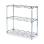 TOOL STORAGE | Alera 36 in. W x 14 in. D x 36 in. H Three-Shelf Residential Wire Shelving - Silver