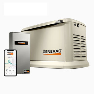 发电机| Generac Guardian 24kW家用备用发电机，带200安培SER转换开关(RXSW200A)