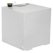 LIQUID TRANSFER EQUIPMENT | JOBOX 50 Gallon Square Steel Liquid Transfer Tank - White