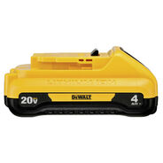 BATTERIES | Dewalt (1) 20V MAX 4 Ah Compact Lithium-Ion Battery