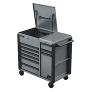 MATERIAL HANDLING | Homak RSPRO 44 in. 9-Drawer Power Service Cart - Grey