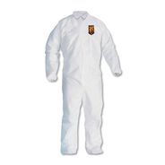 BIB OVERALLS | KleenGuard A30 Elastic-Back and Cuff Coveralls - Double Extra Large, White (25/Carton)