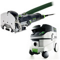 Joiners | Festool DF 500 Q Domino Mortise and Tenon Joiner with CT 26 E 6.9 Gallon HEPA Mobile Dust Extractor image number 0