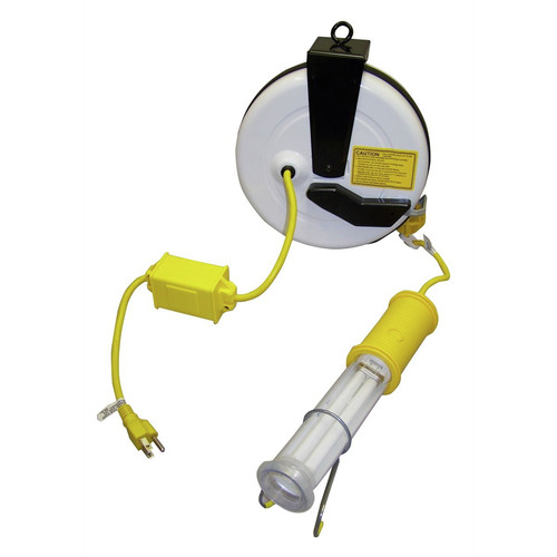 Work Lights | General Manufacturing 3613-3500 Stubby II Light with 40 ft. Cord and Auto Reel image number 0