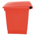 Trash & Waste Bins | Rubbermaid Commercial FG614300RED 8 Gallon Indoor Utility Step-On Plastic Waste Container - Red image number 1