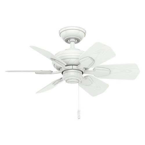 Ceiling Fans | Casablanca 59523 31 in. Traditional Wailea Snow White Outdoor Ceiling Fan image number 0