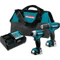 Combo Kits | Makita CT226 CXT 12V max Lithium-Ion 1/4 in. Impact Driver and 3/8 in. Drill Driver Combo Kit image number 0
