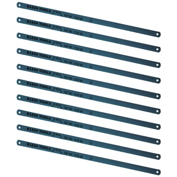 HAND TOOL ACCESSORIES | Klein Tools 1232BI-P 10-Piece 12 in. 32 TPI Bi-Metal Blade Set