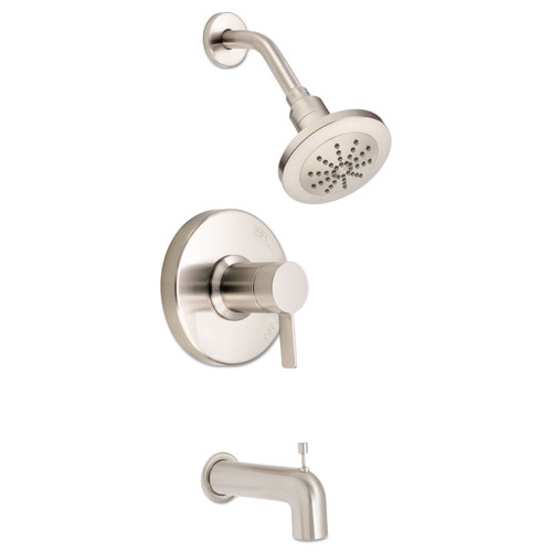 Fixtures | Danze D512030BNT Amalfi 2.0 GPM Trim Only Single Handle Pressure Balance Tub & Shower Faucet (Brushed Nickel) image number 0
