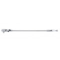 Ratchets | GearWrench 81363 24 in. 1/2 in. Drive Full Polish Locking Flex Head Teardrop Ratchet image number 2