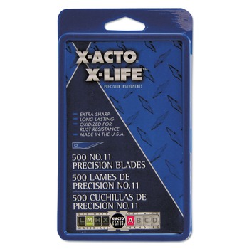 OSCILLATING TOOL BLADES | X-ACTO X511 No. 11 Bulk Pack Blades for X-Acto Knives (500/Box)