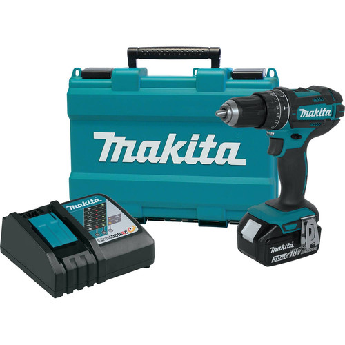 Hammer Drills | Makita XPH102 18V LXT 3.0 Ah Cordless Lithium-Ion 1/2 in. Hammer Driver Drill Kit image number 0