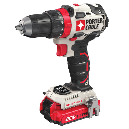 Drill Drivers | Porter-Cable PCCK607LB 20V MAX Lithium-Ion Brushless 1/2 in. Cordless Drill Driver Kit (1.5 Ah) image number 0