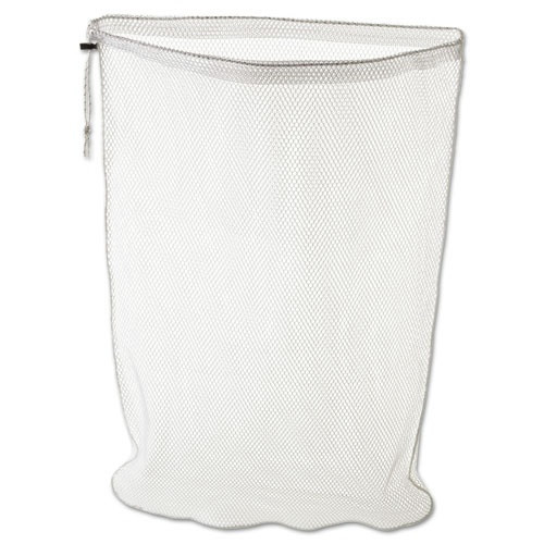 Cleaning Carts | Rubbermaid Commercial FGU21000WH00 Drawstring Synthetic Fabric Laundry Net (White) image number 0