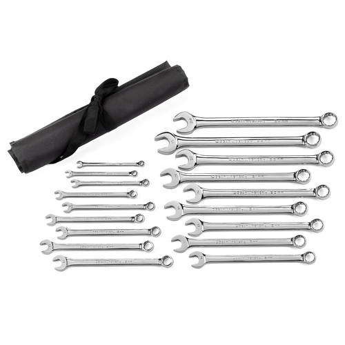 Ratcheting Wrenches | GearWrench 81920 18-Piece Long Pattern Combination Metric Non-Ratcheting Wrench Set image number 0