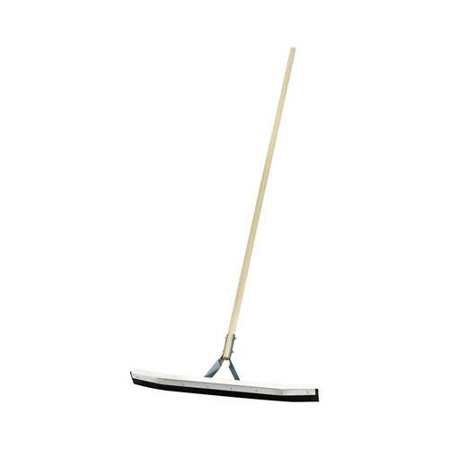Cleaning Brushes | Magnolia Brush 4624 24 in. Curved Rubber Squeegee with Steel Bracket Handle image number 0
