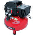 Portable Air Compressors | Factory Reconditioned Porter-Cable PCFP02003R 135 PSI 3.5 Gallon Oil-Free Pancake Compressor image number 4