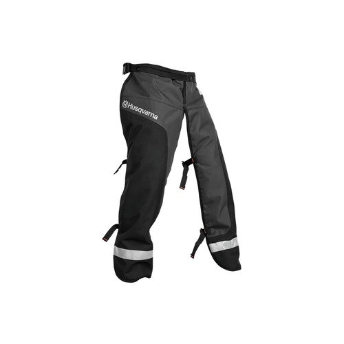 Overalls | Husqvarna 587160703 40 in. to 42 in. Functional Apron Chainsaw Chaps - Black image number 0