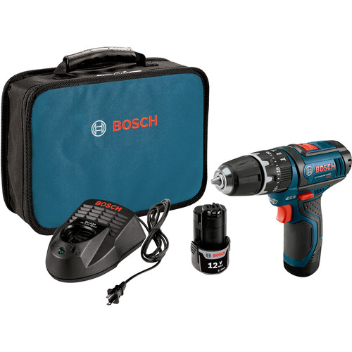 Hammer Drills | Bosch PS130-2A 12V Max Lithium-Ion Ultra Compact 3/8 in. Cordless Hammer Drill Kit (2 Ah) image number 0