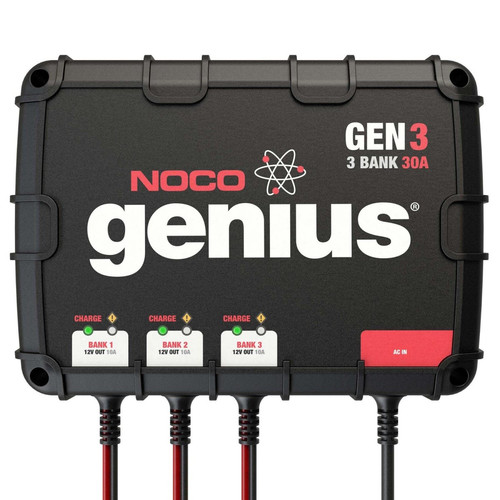 Battery Chargers | NOCO GEN3 GEN Series 30 Amp 3-Bank Onboard Battery Charger image number 0