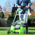 Push Mowers | Greenworks 25302 40V G-MAX Li-Ion 20 in. 2-in-1 Twin Force Lawn Mower image number 3