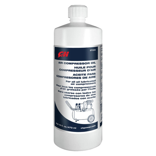 Lubricants and Cleaners | Campbell Hausfeld ST125312AV 16 Oz. Air Compressor Oil image number 0