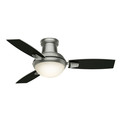 Ceiling Fans | Casablanca 59155 44 in. Verse Satin Nickel Ceiling Fan with Light and Remote image number 6
