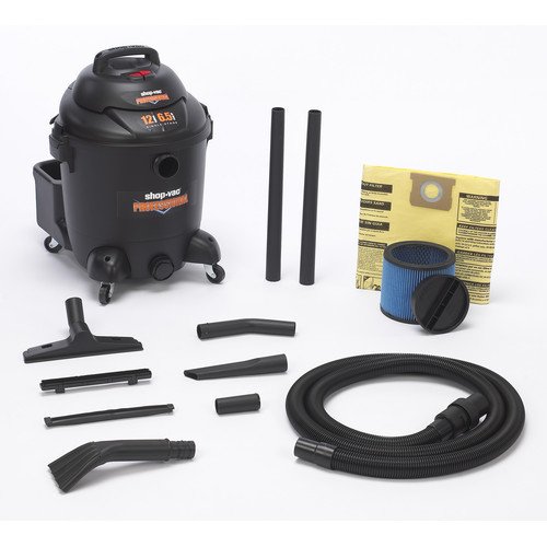 Wet / Dry Vacuums | Shop-Vac 9621210 12 Gallon 6.5 HP Professional Wet/Dry Vacuum image number 0