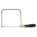 Hand Saws | Stanley 15-106A 6-3/8 in. Coping Saw Carded with 3 Blades image number 1