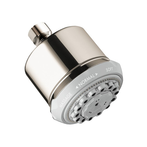 Fixtures | Hansgrohe 28496831 Clubmaster 3.63 in. Showerhead (Polished Nickel) image number 0