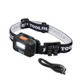 Headlamps | Klein Tools 56049 Lithium-Ion 260 Lumens Cordless Rechargeable LED Light Array Headlamp image number 2