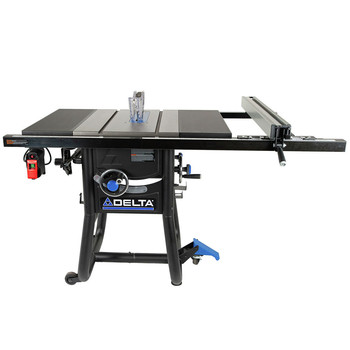  | Delta 36-5000T2 15 Amp 30 in. Contractor Table Saw with Steel Extensions